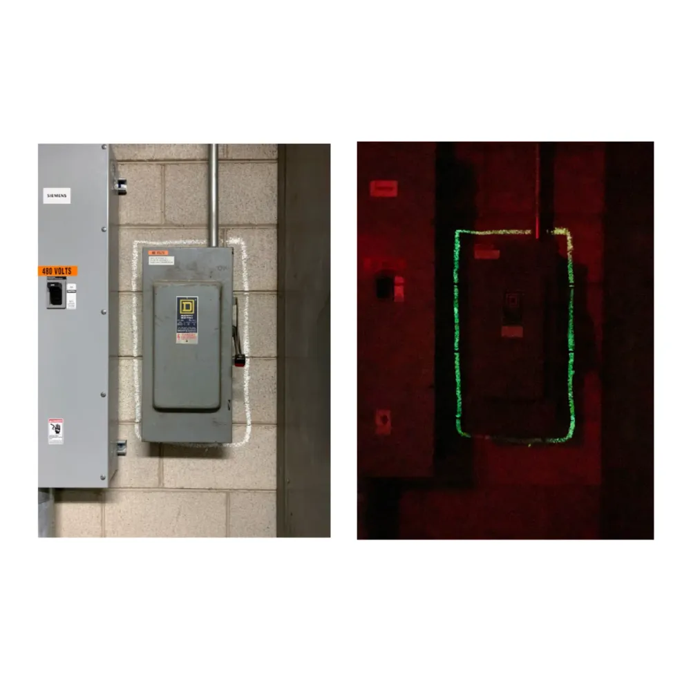 Marcatore Pennarello vernice fotoluminescente MARKAL QUIK STIK® + GLOW DARK