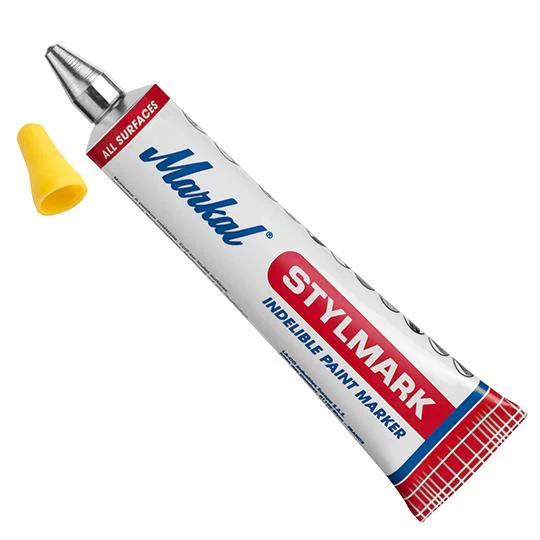 Marcatore Tubetto Markal Stylmark 3mm – Giallo per Lamiera & Metallo