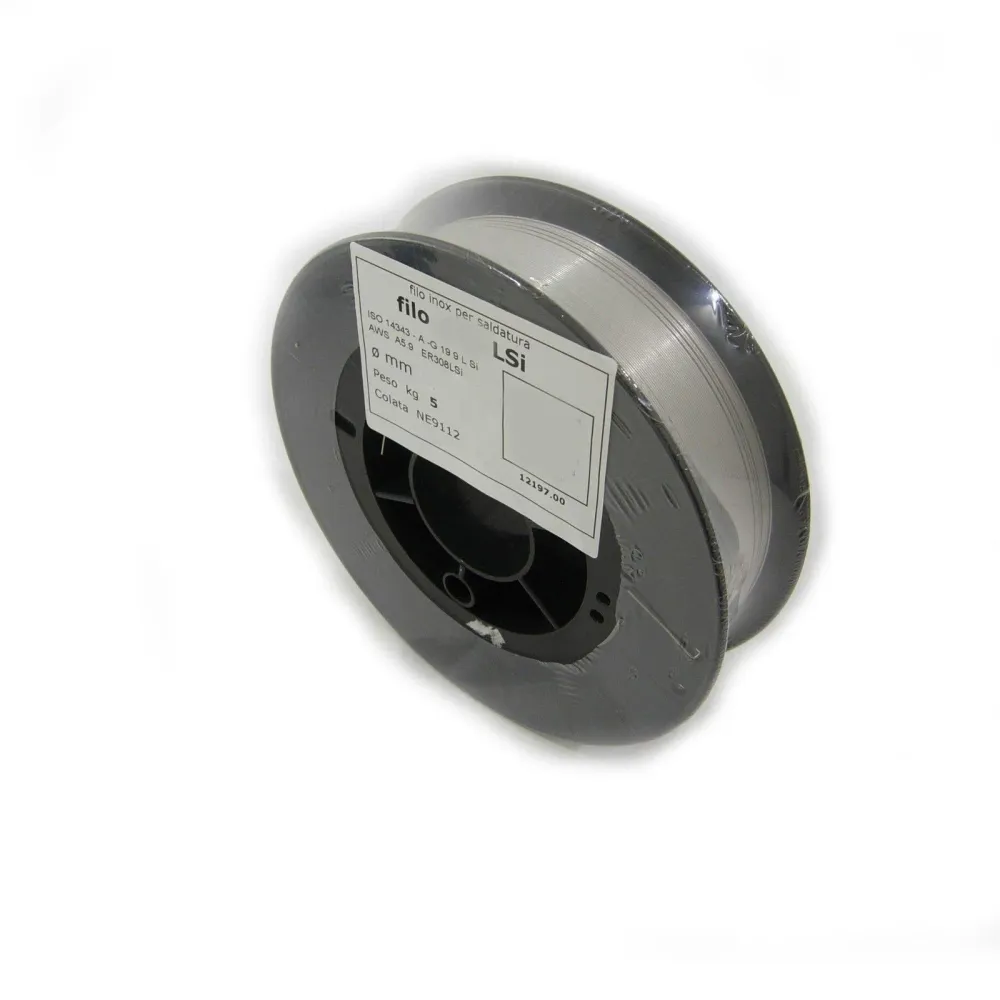 FILO PER SALDATURA MIG INOX 316L Si diam.0,6 bobina d.200 mm kg.5