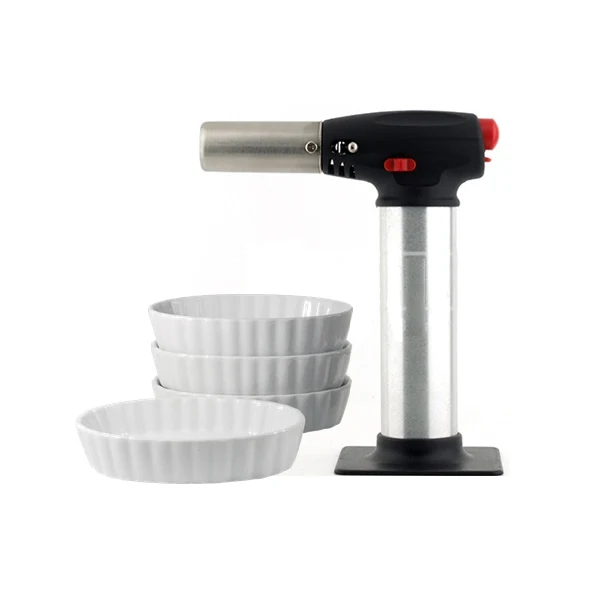 BRUCIATORE PROFESSIONALE GAS + 4 RAMEQUINS
