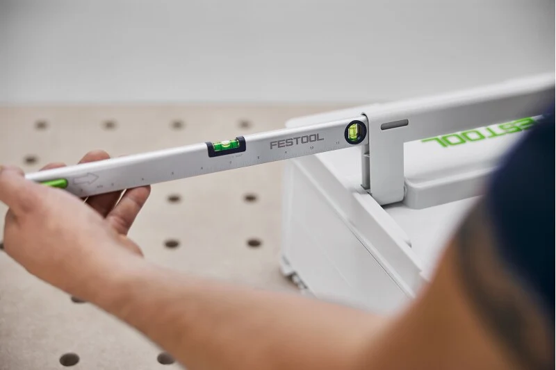 Livella Festool LEYSYS-FT1 354 x 12 x 26 mm ( 577220 ) scala metrica / INCH solido profilo di alluminio
