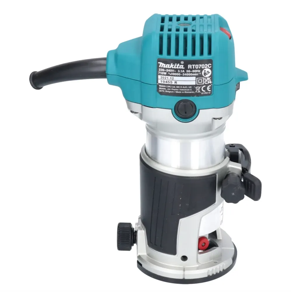 Makita RT 0702 C Fresatrice una mano 710 watt 6 / 8 mm