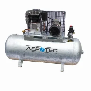 AEROTEC N59-270 Z PRO orizzontale - Compressore zincato 400 volt lubrificato olio 2005322 con 6 Mesi di Garanzia