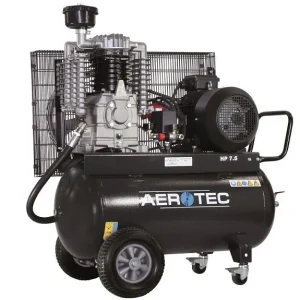 Cinghia di Trasmissione Compressore industriale pistoni AEROTEC aria compressa 400V lubrificato ad olio 690 l/min mobile 2...