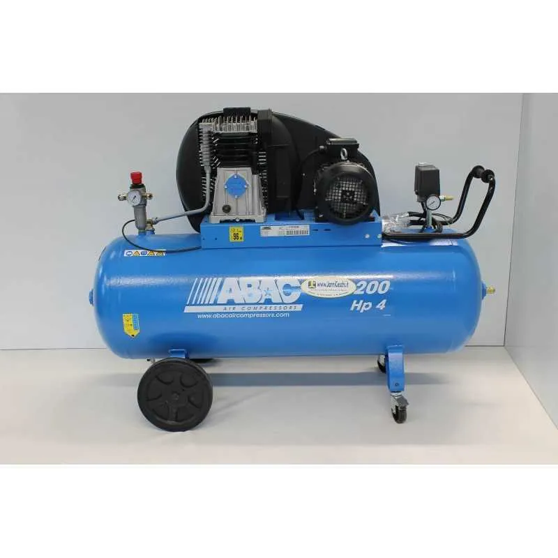 Compressore cinghia Abac hp.4 200 litri B 3800b/200 ct4