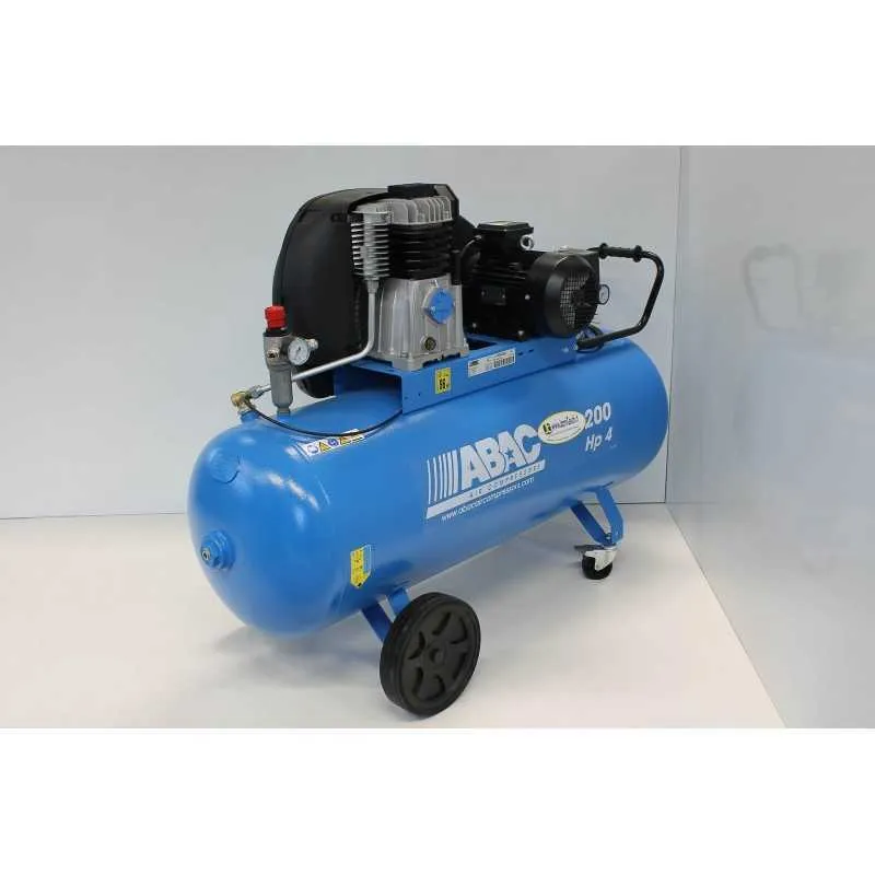 Compressore cinghia Abac hp.4 200 litri B 3800b/200 ct4