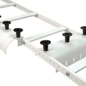 Adjustable Cable Runway Nero puro 1.5" H x 18" W x 119.5" L CPI 14300-718 con Tenuta IP68