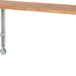 Anello Passacavo Metallico Banco da lavoro mobile RAU (regolabile altezza) 7000-1 2000x700x950-1000mm 2 ruote fisse e gire...
