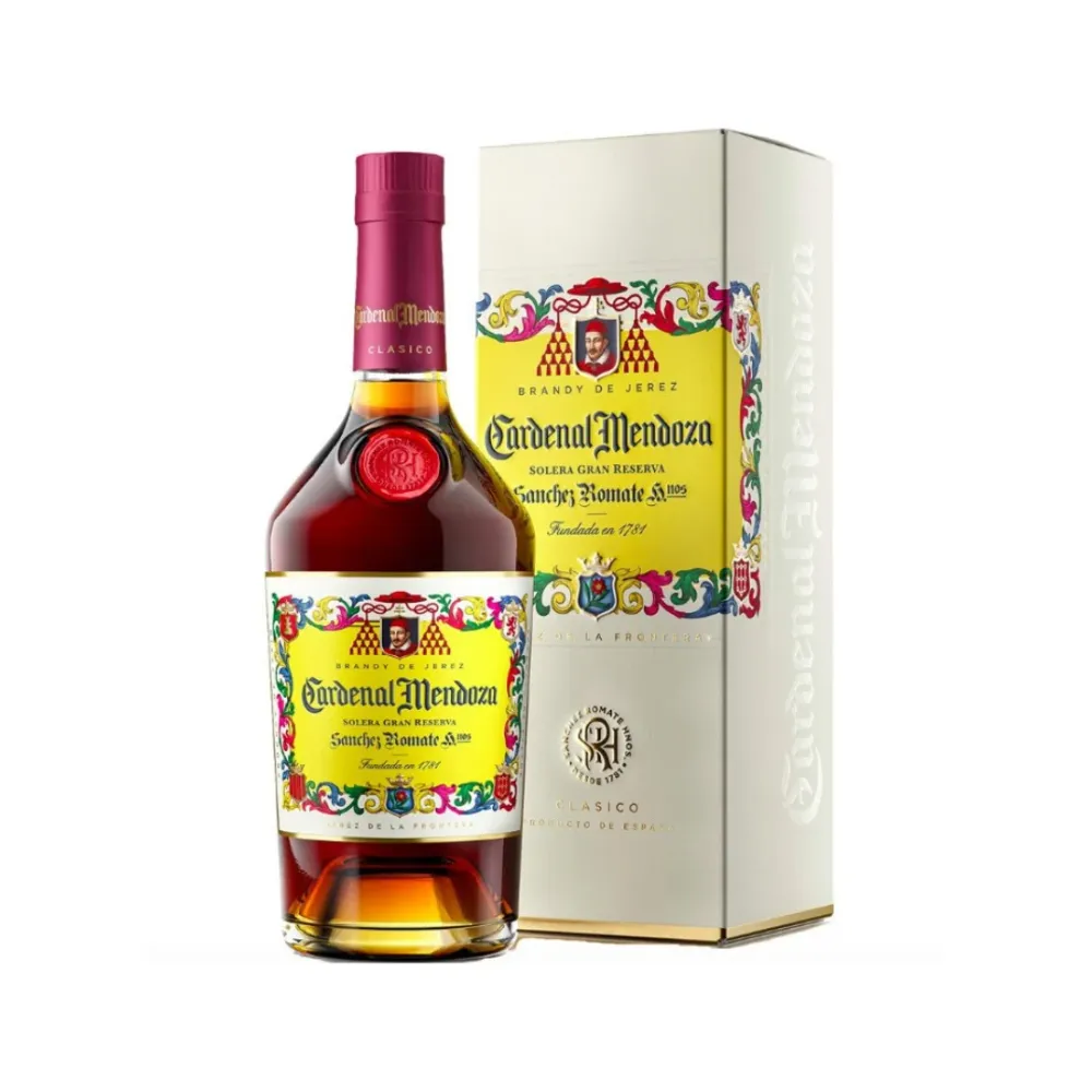 Anello Passacavo Metallico Brandy Cardenal Mendoza Solera Gran Reserva con astuccio