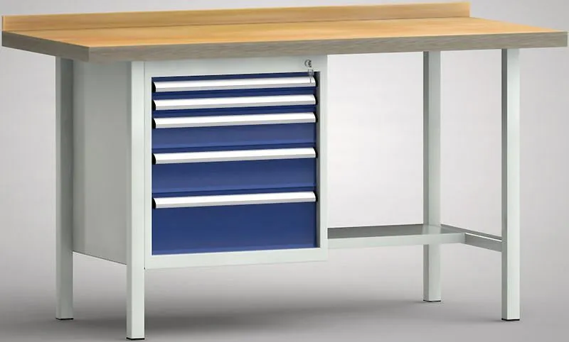 Antiusura Industriale Banco da lavoro qualità KLW - 1500 x 700 x 840 mm L x P x H WS118N-1500M40-E7028