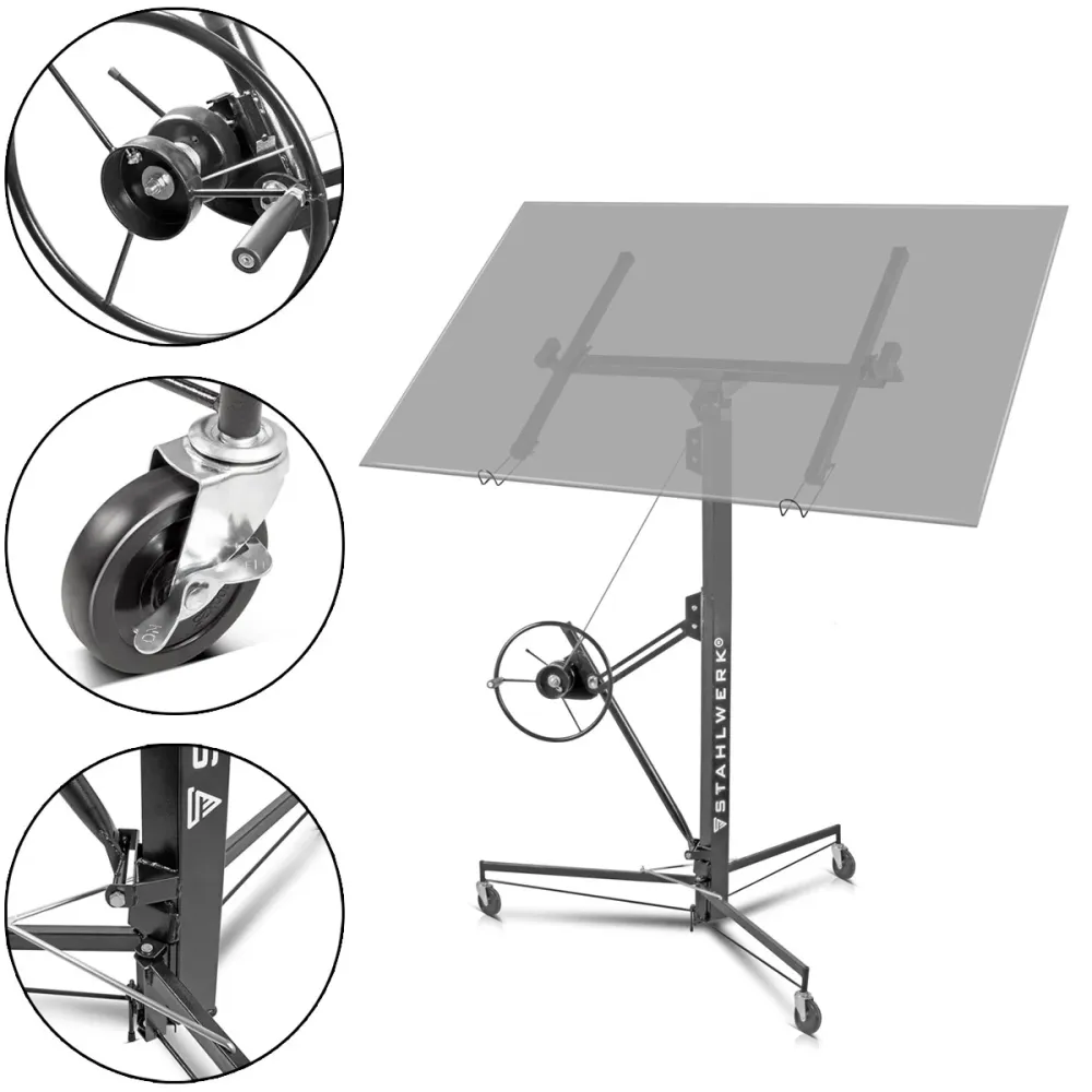 ASSEGLIATO PASTO PASSE PH-465 ST 1,92-4,86 m, fino 68 kg di resiliente, sollevamento del piatto / sollevamento del gruppo...