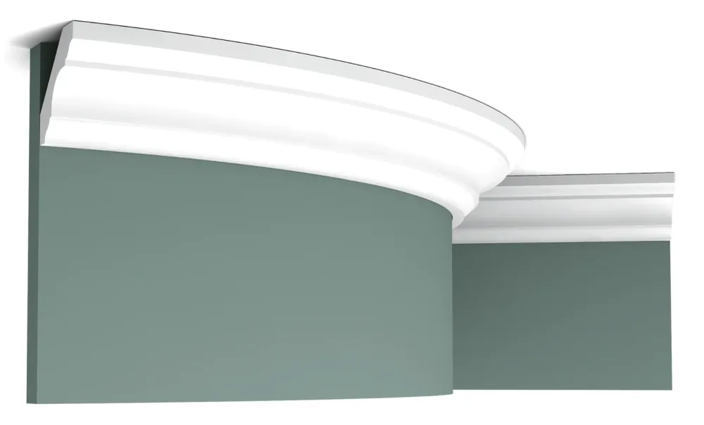 Cornice flessibile C215F bianco | 47 x 47 x 2000 mm