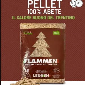 🔥 Flammen Pellet Big Bag – 100% Italiano | Alta resa, residuo minimo | Big Bag > 1400 kg con Ghiera di Serraggio