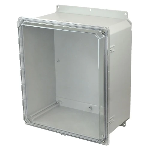 14 Inch Width JIC Size Polycarbonate Enclosure Limpido Covers AMP1648CCHF