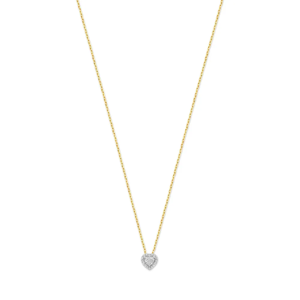 De la Paix Amore collana oro 14 carati con diamante 0.14 carati