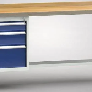 Passacavo per Pannelli Banco da lavoro qualità KLW - 2000 x 700 x 840 mm L x P x WS118N-2000M40-E7027