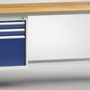 Professionale per Cavi Banco da lavoro qualità KLW - 2000 x 700 x 840 mm L x P x H WS118N-2000M40-E7024