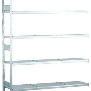 Scaffale campata larga Schulte con ripiani acciaio campo più 4 livelli di stoccaggio larghezza scomparto 2500 mm 2506 x 83...
