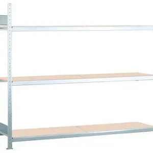 Scaffale campata larga Schulte con truciolare campo altro 3 livelli di stoccaggio larghezza scomparto 2000 mm 2006 x 436 x...
