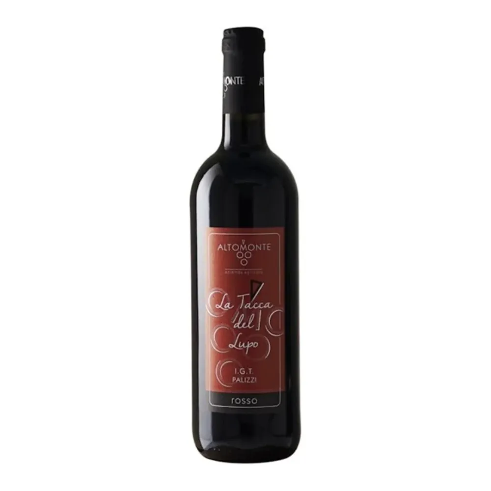 La tacca del lupo rosso Calabria IGT 2020 - Cantina Altomonte con Ghiera di Serraggio