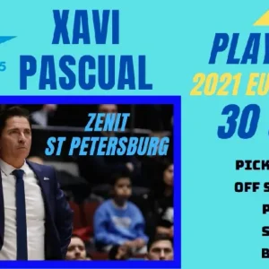 30 sets XAVI PASCUAL Zenit St Petersburg (Euroleague 2021) - Alta Resistenza
