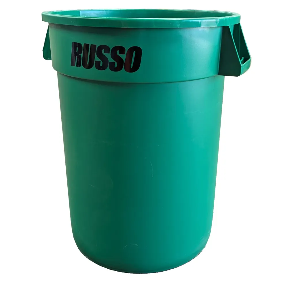 Gommino Passacavo Antivibrante Russo Garbage Can 44 Gallon - Green