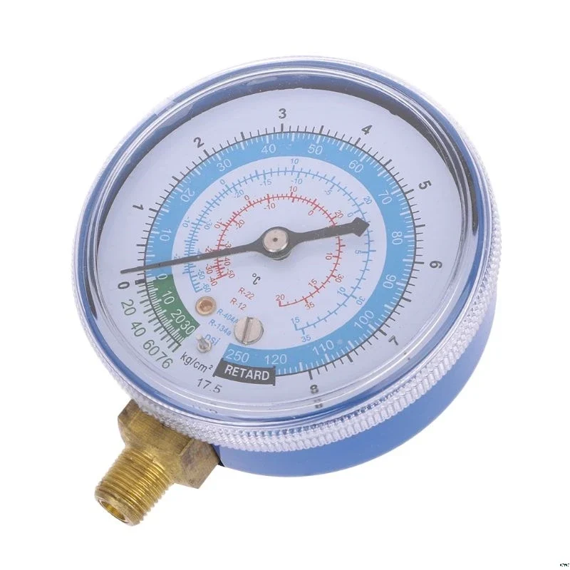 Nuovo Condizionatore d'Aria R404 R134A R22 Refrigerante Manometro Bassa Pressione PSI KPA Strumenti per Climatizzatori