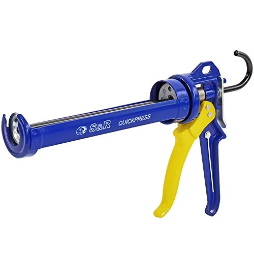 S&R Pistola per Silicone Professionale Cartucce Per catucce fino 310 ml