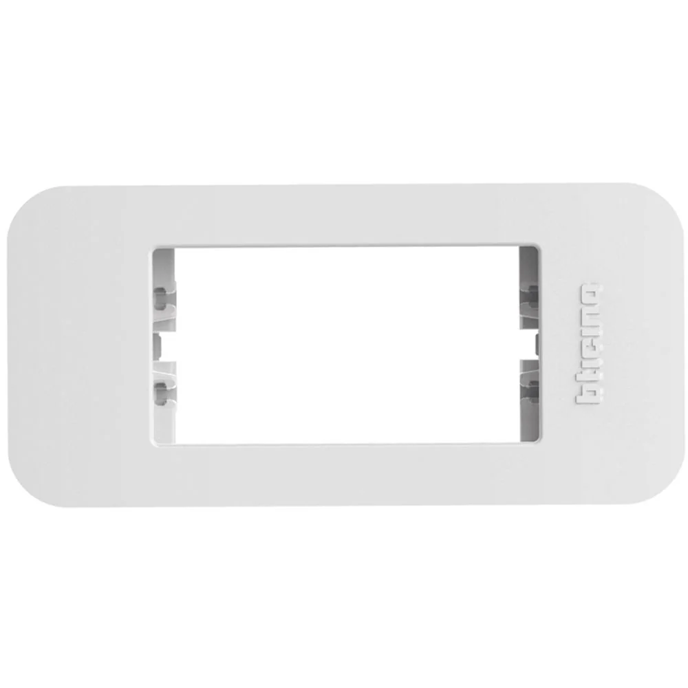 BTICINO MatixGO Placca per profilati, 1 modulo, completa di supporto - bianca JA4811M1JW