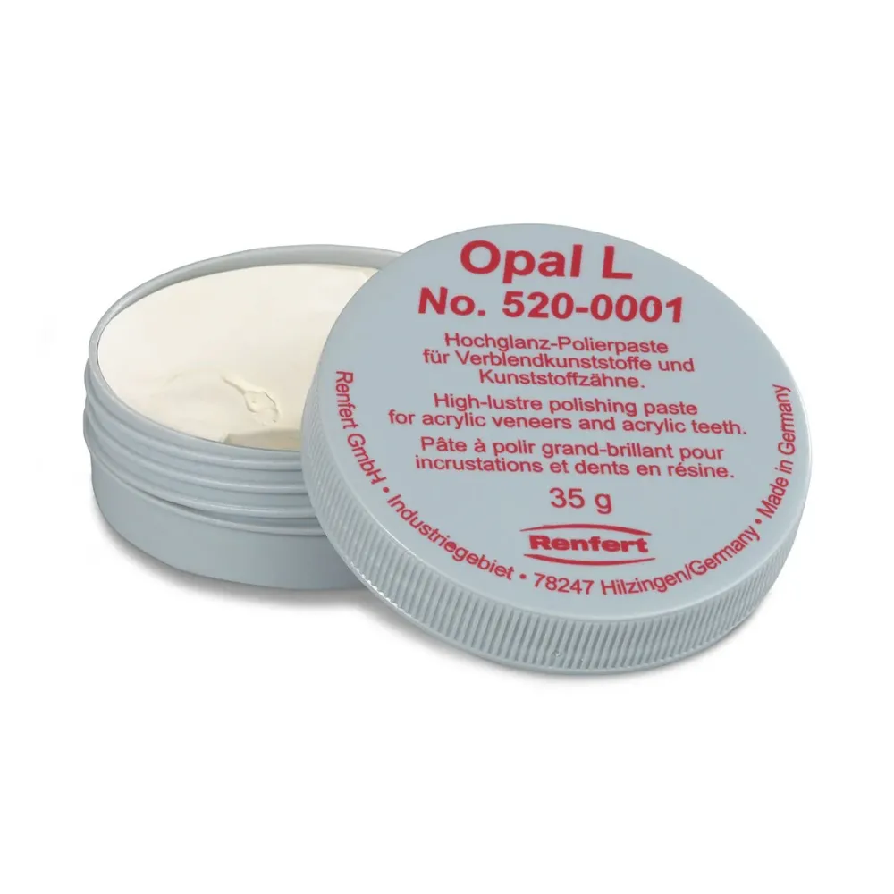 Opal Acrilic Resin Polishing pasta Renfert Grande brillante.