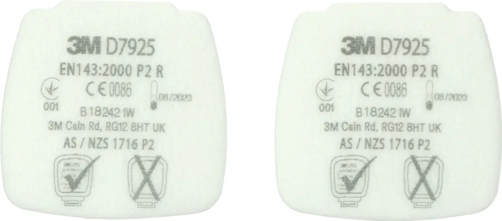 3M Set di filtri antiparticelle intercambiabili 20 paia