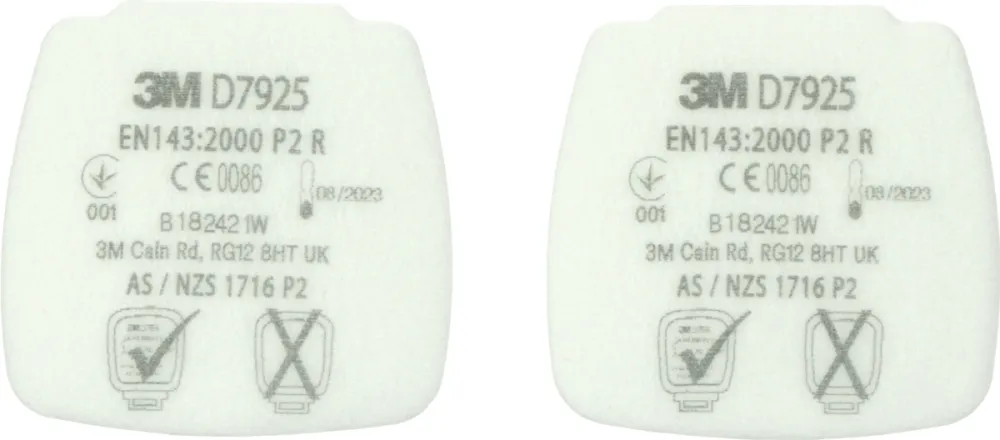 3M Set di filtri antiparticelle intercambiabili 20 paia