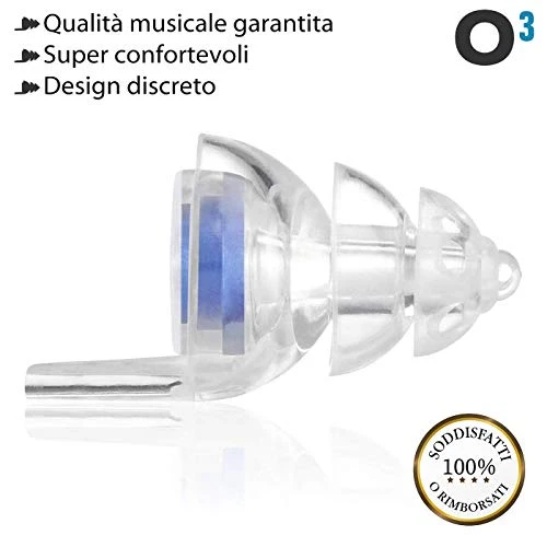O³ Tappi per Orecchie Antirumore - Protezione Udito | Festival -...