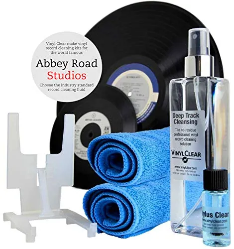 Soluzione per dischi Professional LP Vinyl Record Solution. Kit antistatico...