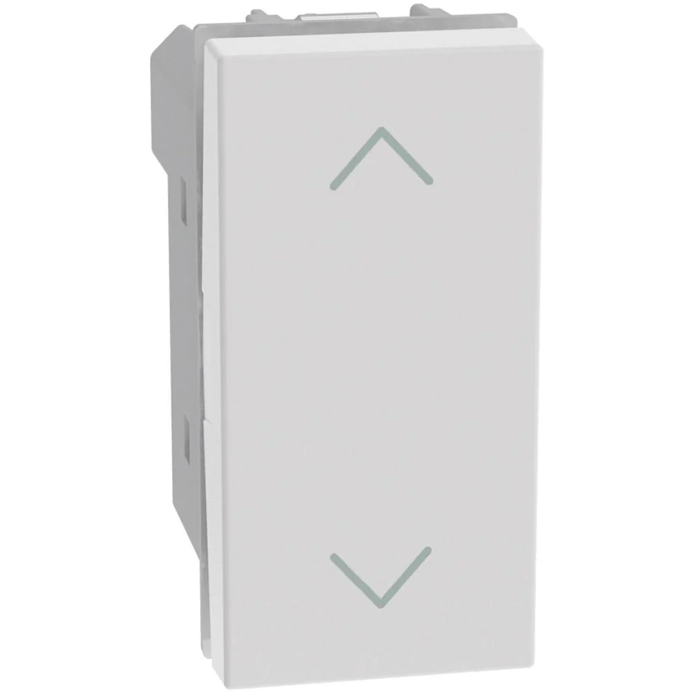 BTICINO MatixGO Pulsante doppio 1P (NO) + 1P (NO) 10 - 250Vac interbloccato JW4037N