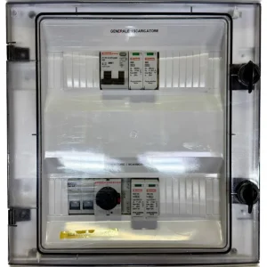 FVCOMB3KW-M/600 - Quadro combinato (Q.DC+AC 600VDC) cablato e certificato per impianti fotovoltaico da 1/3Kw monofase (sol...