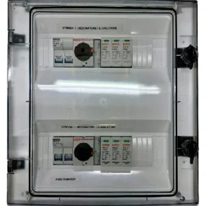 FVDC600VPAR - Quadro di stringa cablato e certificato per impianti fotovoltaico 2 stringhe parallelo da 600Vdc (Tutti marc...