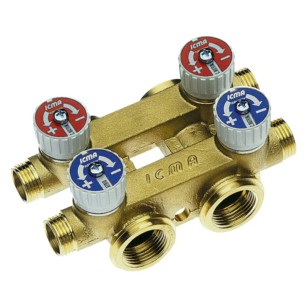 ICMA - Collettore Modulare 2 Vie 'Art. 210' Uscite 1/2 X 16 - Freddo COD. 2096811