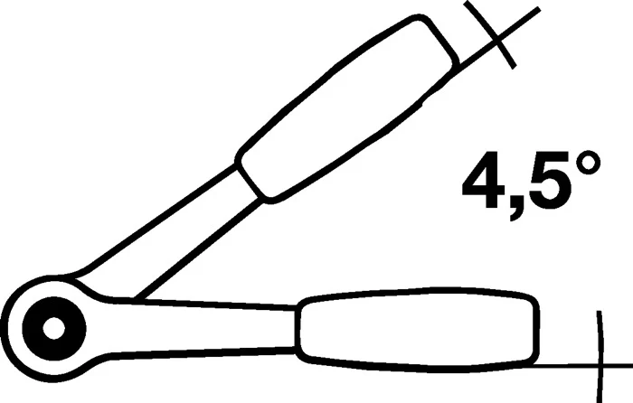 Cricchetto articolato Stahlwille 452QR ( 4000821679 ) 3/8 ″ N. denti 80 Impugnatura 2 componenti