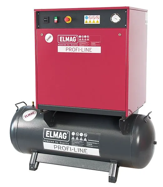 Compressore ELMAG PROFI-LINE 'SILENT' PL-S 750/10/270 - dispositivo concentrato 10125
