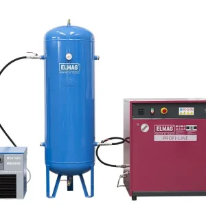 Compressore ELMAG PROFI-LINE 'SILENT' PL-S 750/10/3 D - nella confezione 2 10121