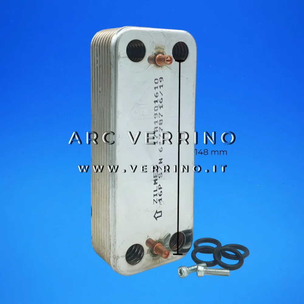 Scambiatore sanitario secondario - 16 piastre - 148 mm | Thermex TMX-YP702004
