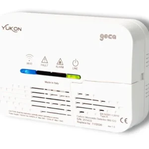 RILEVATORE MONOSSIDO DI CARBONIO CONNESSO WIFI YUKON 860 CO CON SEGNALE ACUSTICO E VISIVO GECA 38602627