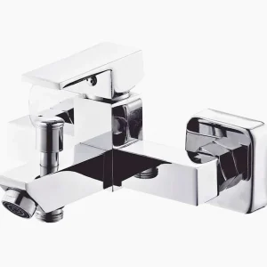 Rubinetto vasca da bagno cromato lucido modello Firenze - elegante e resistente