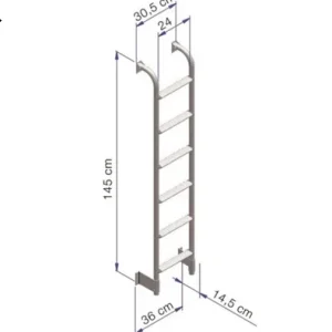 Scaletta per interno Thule 6 gradini
