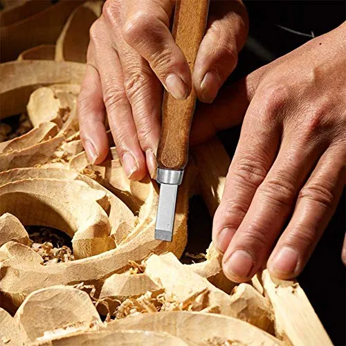 MAIKEHIGH 14Pcs Kit di strumenti per intaglio del legno - Scalpelli 14pcs