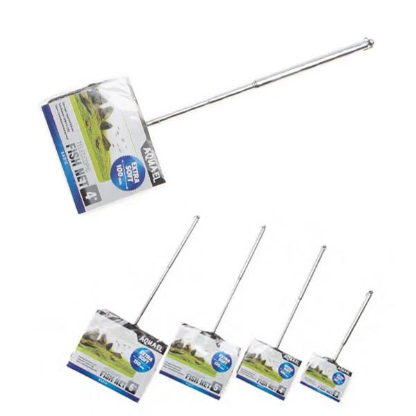 Aquael Telescopic Landing Net - 20 x 15 cm