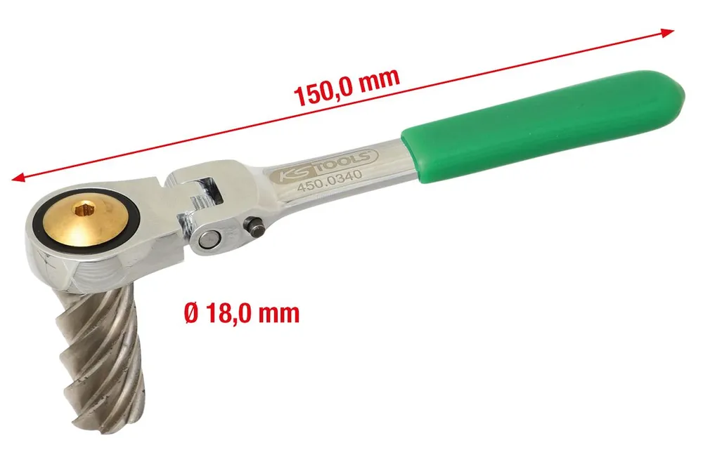 KS TOOLS Alesatore ABS mezzi pesanti Ø18x45 mm ( 450.0340 )