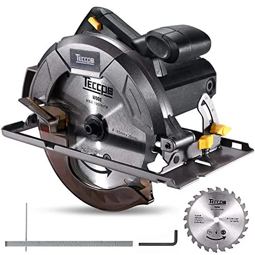 Sega Circolare, TECCPO Professionale 5800 RPM 1200W Elettrica, con 24T...