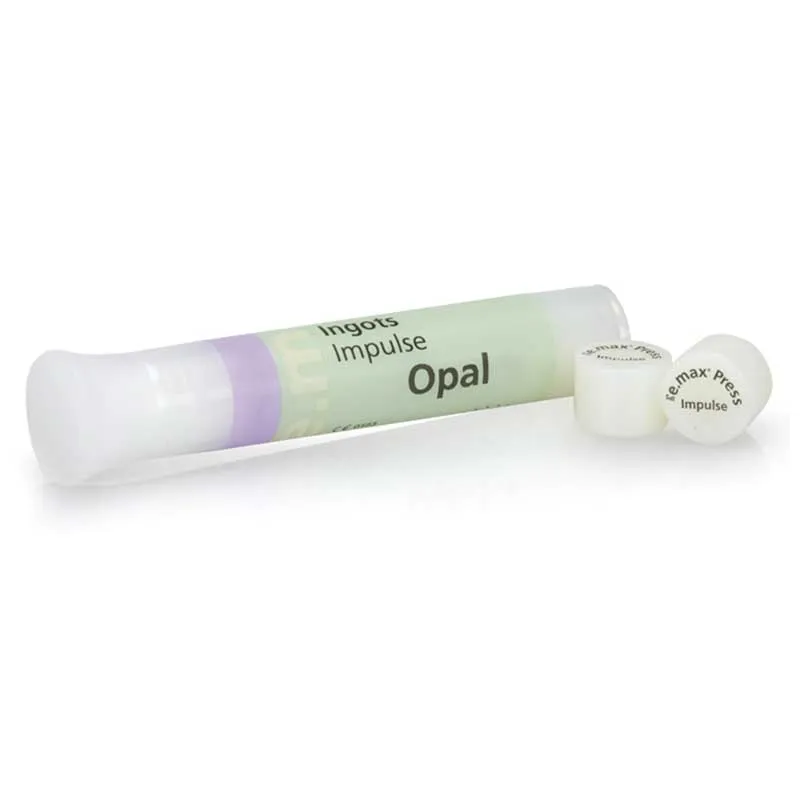 E-max Press Impulse Opal Ingots 5 Pezzi Sfaccettatura Ceramica con 5 Chiavi Master